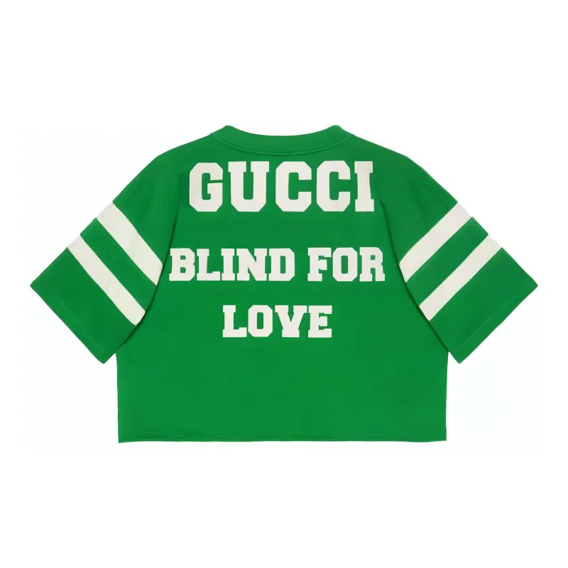 GUCCI SS21 1921 Series Alphabet Numeric Printing Short Sleeve T-Shirt Green-1