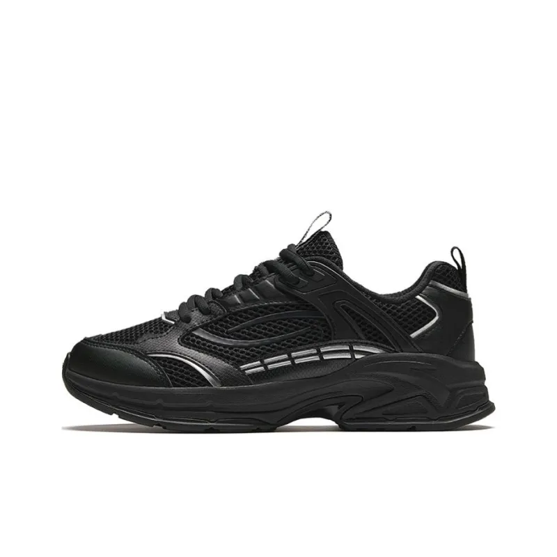 Anta Millennium Glacier Slip Resistant Low Top Casual Shoes Men's Black-0