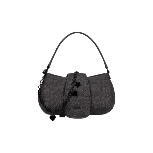 DIOR Canvas Portable Crossbody Bag Shoulder Bag Kids' Black