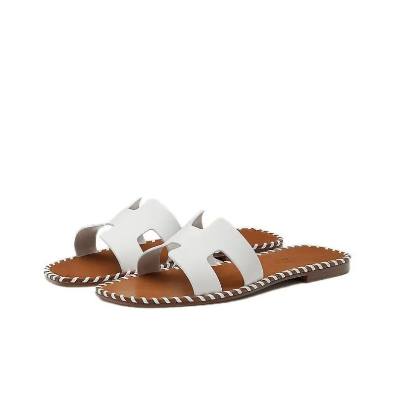 HERMES Oran Quick Dry Slide Slippers Women's White-2