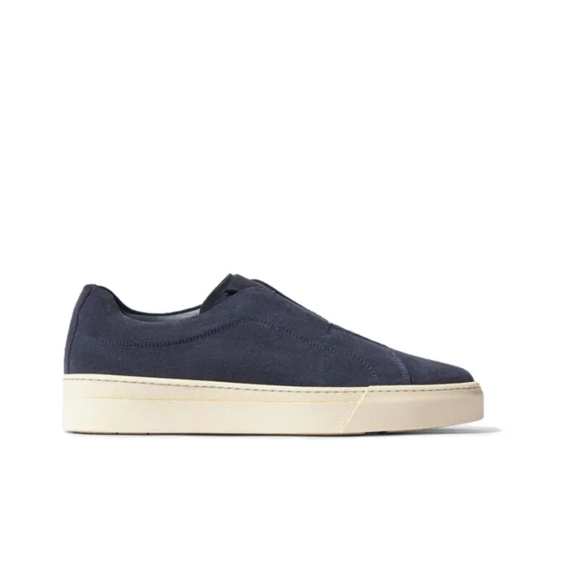 SCAROSSO Luca Slip on Suede Sneakers-1
