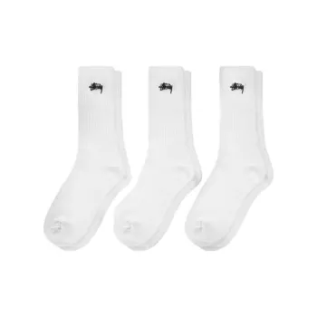 Stussy Mid-Calf Socks Unisex 3 Pack
