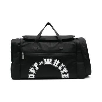 OFF-WHITE Logo-print Mesh Holdall