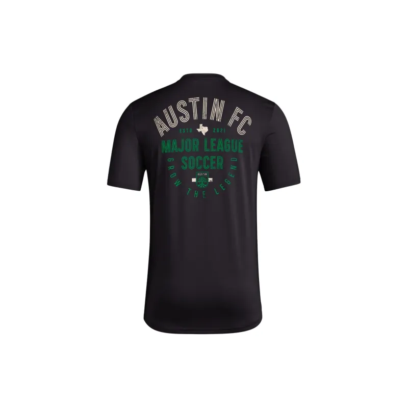 Adidas Free Shipping With AdiClub Austin Fc Short Sleeve Pre-Game Tee-1