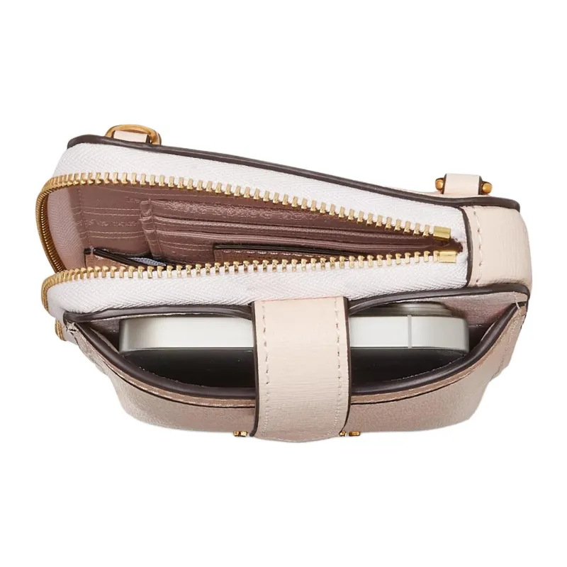 Kate Spade Saffiano Leather Cell Phone Pouch Shoulder Bag Crossbody Bag Women's Light Mountain Dogwood Multicolor-4
