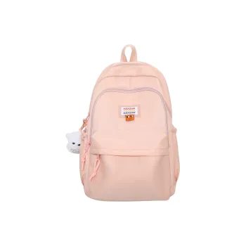 FAMAN Nylon Backpack Unisex Black/Blue/Yellow/Pink/Ecru