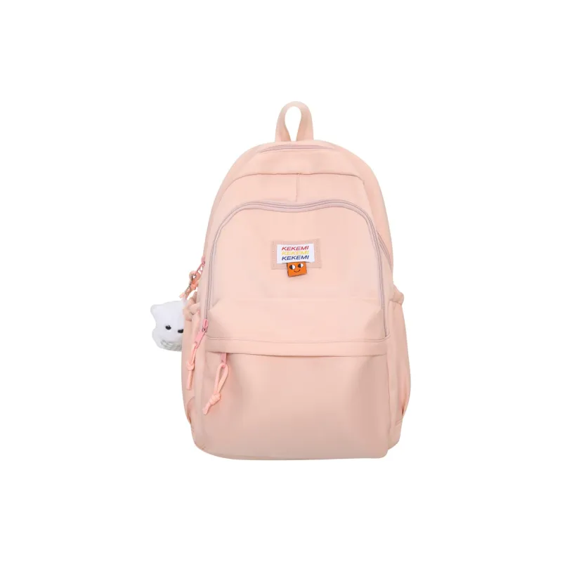 FAMAN Nylon Backpack Unisex Black/Blue/Yellow/Pink/Ecru-0