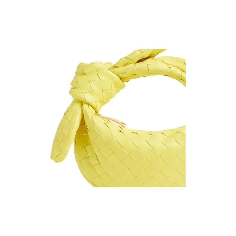 Bottega Veneta JODIE Lambskin Handbag Mini Women's Yellow-3