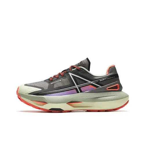Anta Champion Series Cushioning Wear Resistant Running Shoes Men's Gray Black