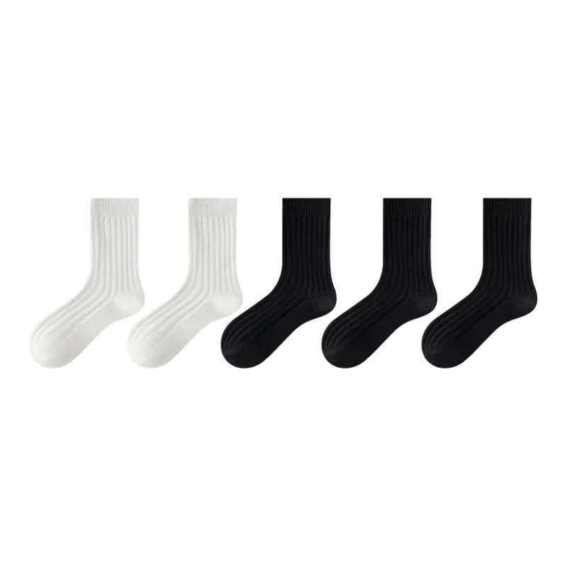 MIIOW Mid Calf Socks Men's 5 Pack-14