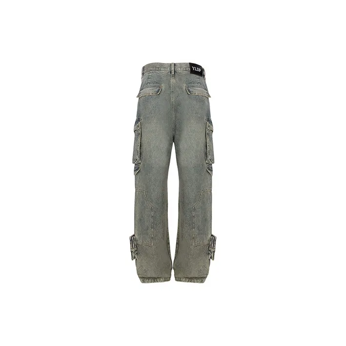 YLDP Jeans Unisex Blue-1