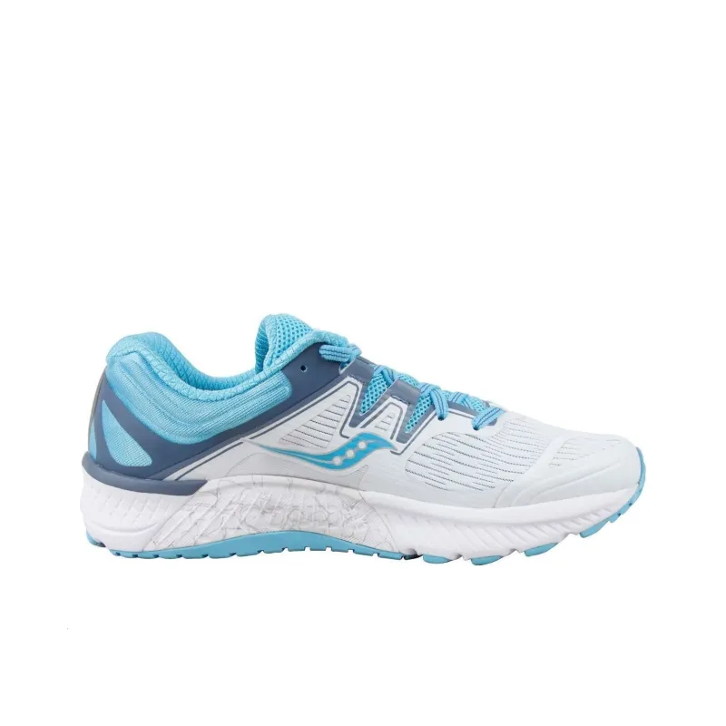 Saucony Guide Iso2 Guide Cushioning Wear Resistant Low Top Running Shoes Women's Blue White-1