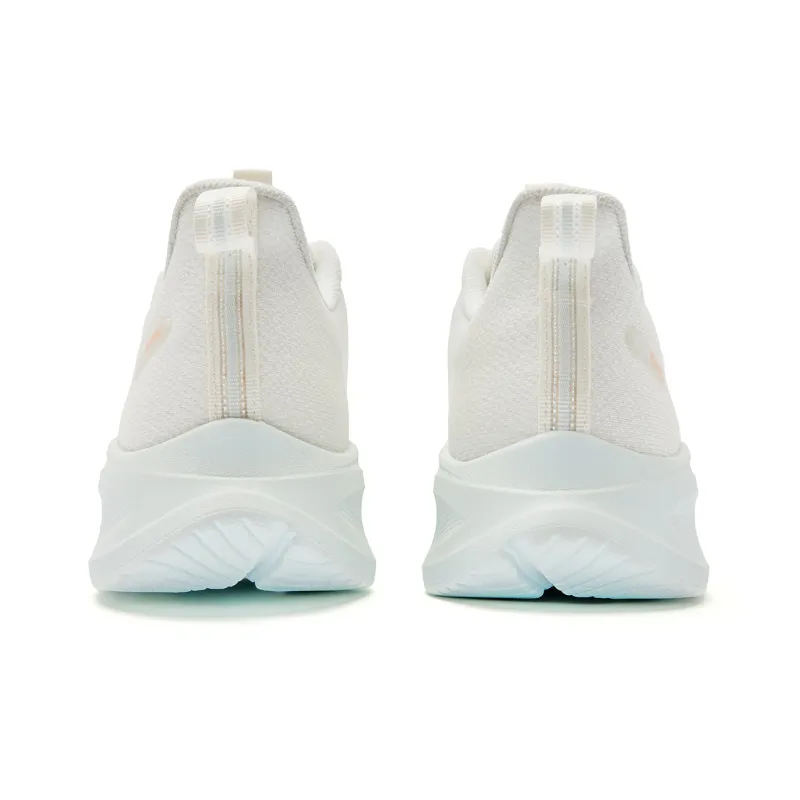 QIAODAN Light LITE Breathable Lightweight Low Top Running Shoes Women's White Green-4
