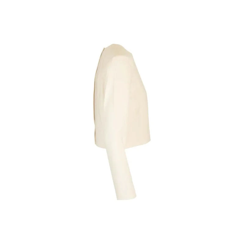 THEORY Crop Tops Women's Beige-2