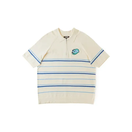 Lee Little Liu Duck Co-branded Model Polo Shirts Unisex Off White