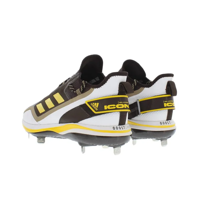 Adidas Icon 7 Boost Padres Slip-Resistant Breathable Impact-Resistant Low-Top Training Shoes Men's Yellow Brown-2