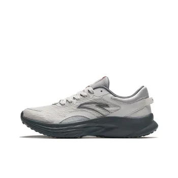 Anta Cushioned Slip Resistant Low Top Running Shoes Men's Gray