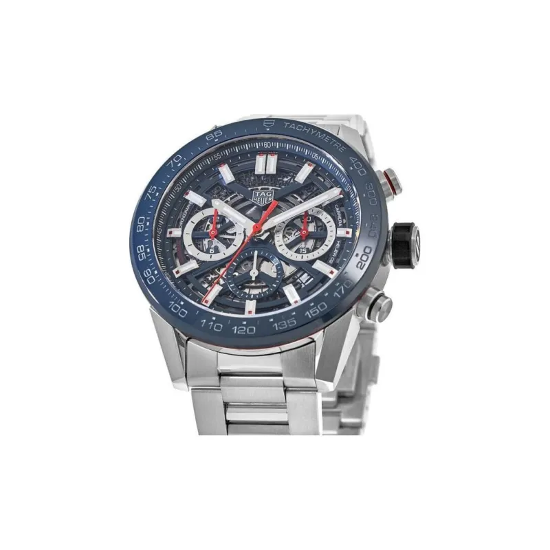 TAG HEUER Carrera Collection Automatic Mechanical Movement Men's Watches Watch 45mm Cut Out Dial CBG2A11.BA0654-2