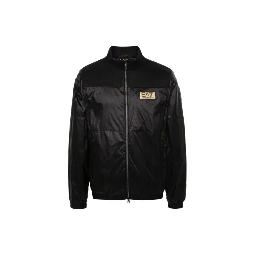 EMPORIO ARMANI EA7 SS24 Jackets Coats Men's Black