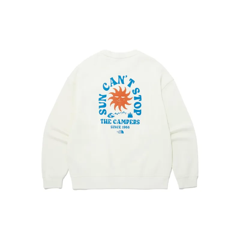 THE NORTH FACE Camp Everyday Sweatshirts Sweatshirt Men's Ecru-1