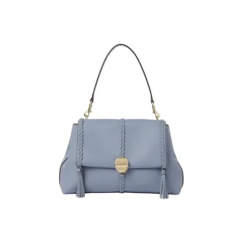 Chloe Penelope Series Grained Calfskin Portable Crossbody Bag Shoulder Bag Women's Dark Blue