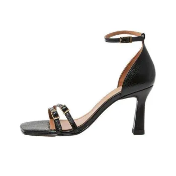 FLATTERED One Strap Sandals 8cm Women's Black