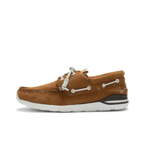 Visvim Boat Shoes Men Brown