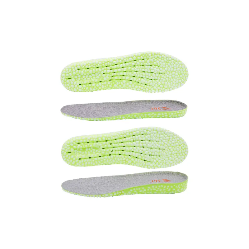 361° Etpu+Knitted Fabric Insoles Unisex Green Base With Light Gray Fabric-9