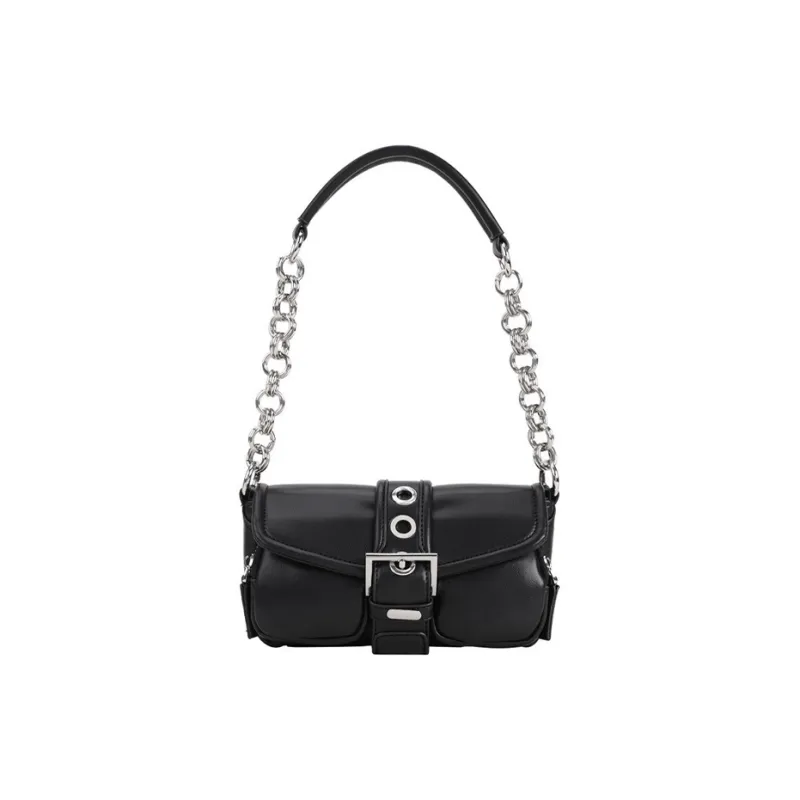 Jade En Plus PU Handbag Crossbody Shoulder Bag Regular Women's Black/White-1
