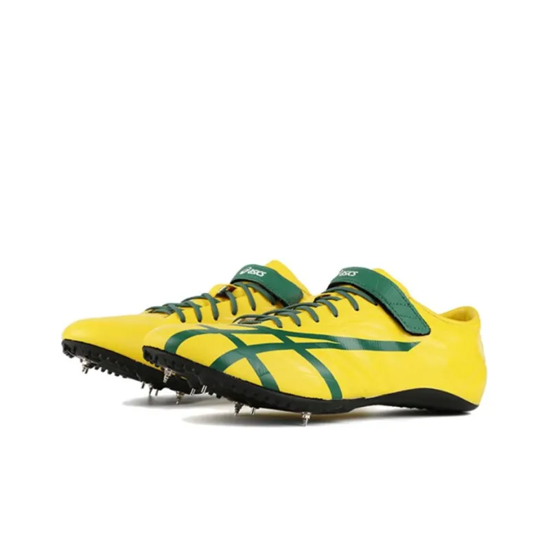 Asics Jetsprint Cushioned Wear-Resistant Breathable Low-Top Running Shoes Unisex Yellow-1