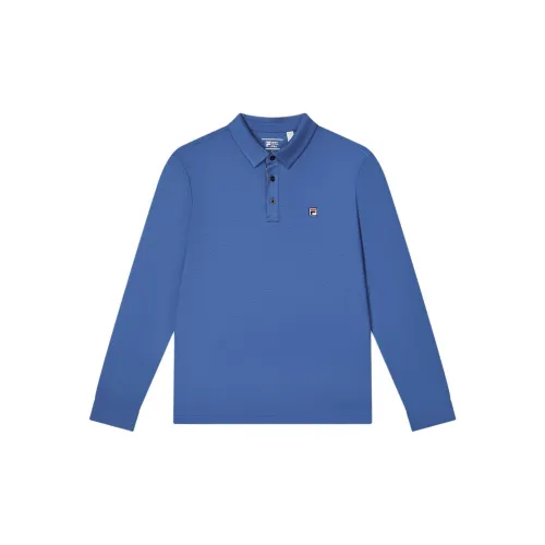 FILA Polo Shirts Men Serene Lake Blue