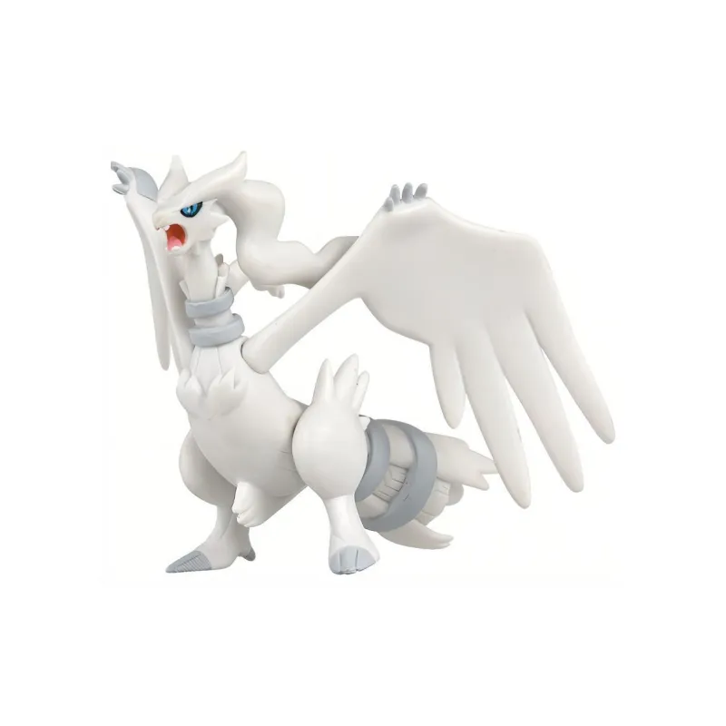 TAKARA TOMY Card Pokémon White Dragon Reshiram Action Figures 6.5cm-0