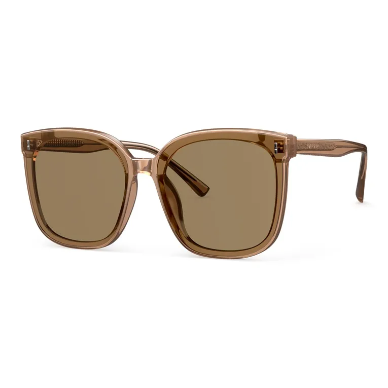 PARZIN Plate Frame EMS Square Sunglasses Unisex-12
