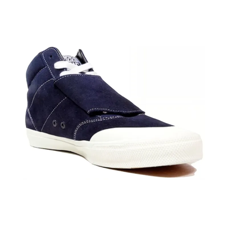 Adidas Originals Airwalk Vic Cushioning Wear-Resistant Mid-Top Casual Shoes Men's Blue-3