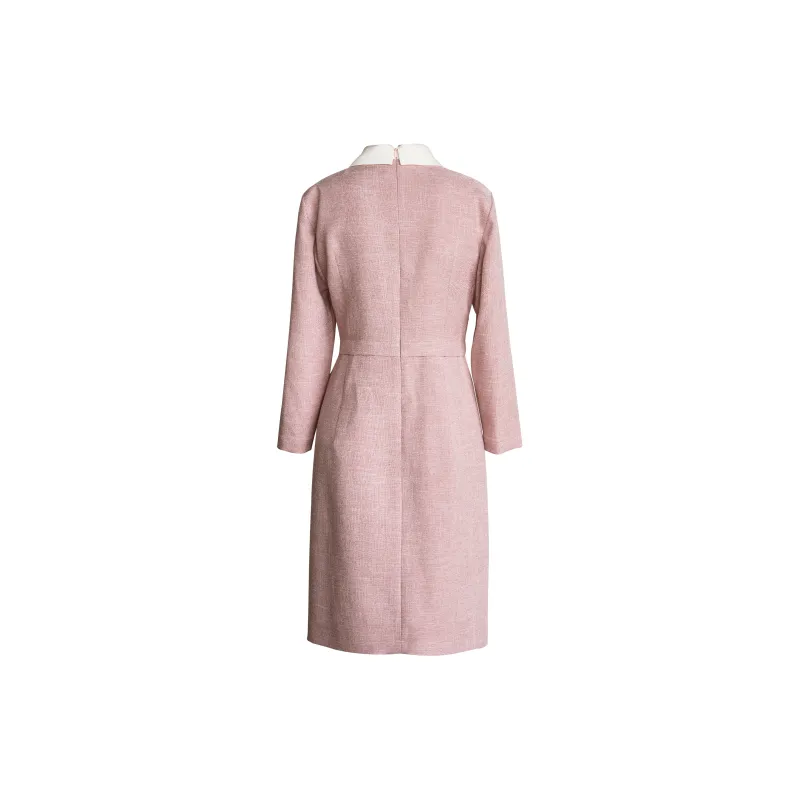 ROEYSHOUSE Long Sleeved Dress Women's Pink-1