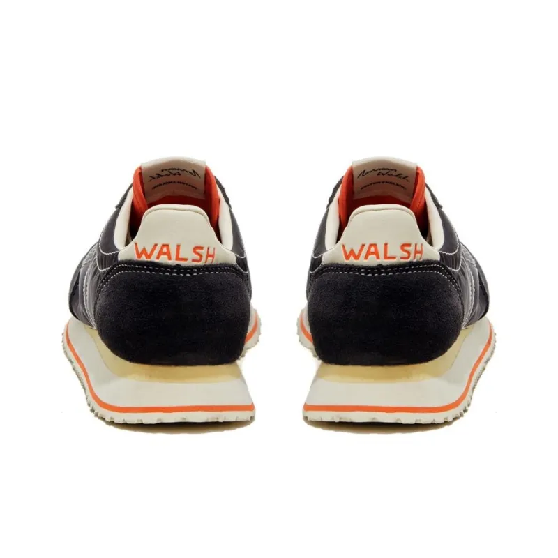 Norman Walsh Breathable, Lightweight, And Abrasion Resistant Low Top Running Shoes Unisex Black Orange-4