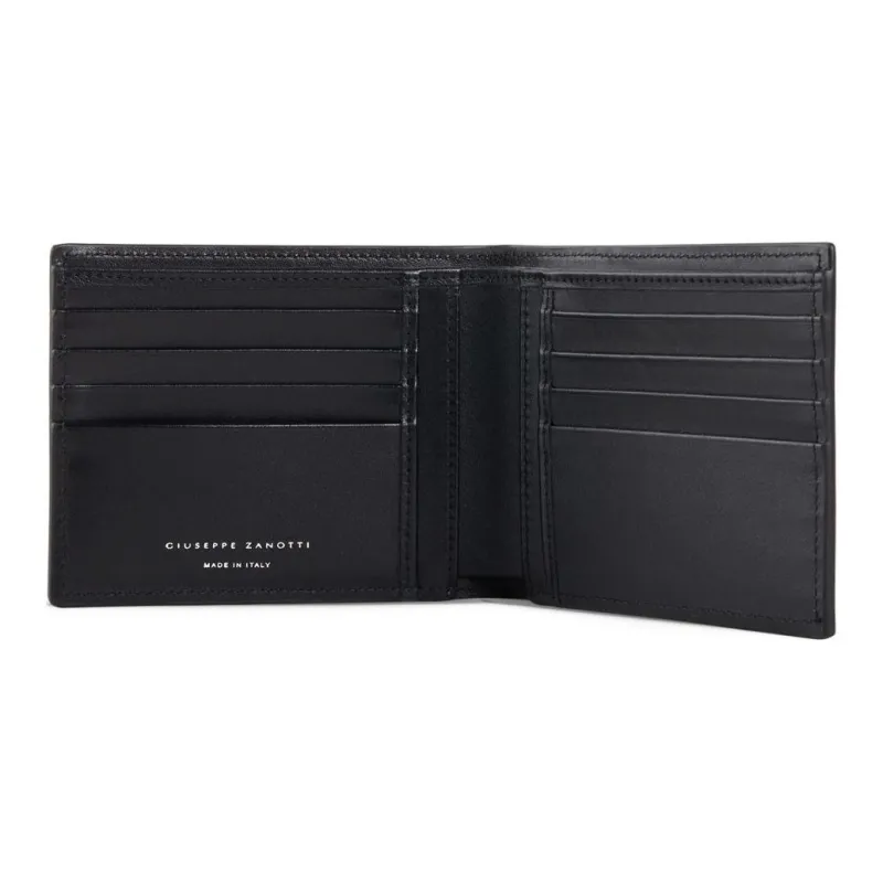 Giuseppe Zanotti/GZ Leather Wallet Men's Black-3