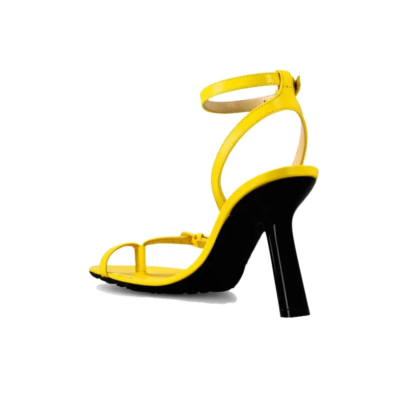 LOEWE One Strap Sandals Women's Yellow-4