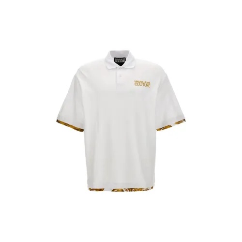 VERSACE JEANS COUTURE Polo Shirts Men White