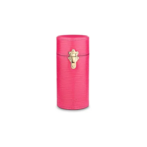 LOUIS VUITTON Epi Leather Perfume Travel Case Storage Bag Unisex Pink