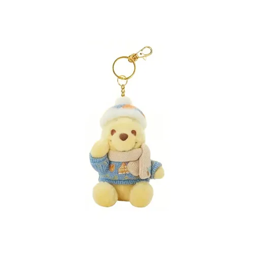 Disney Winnie 2023 Winter Winnie The Pooh And Friends Collection Dolls Plush Pendant