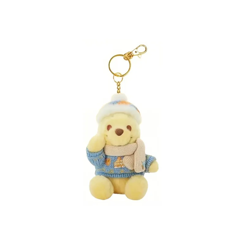Disney Winnie 2023 Winter Winnie The Pooh And Friends Collection Dolls Plush Pendant-0
