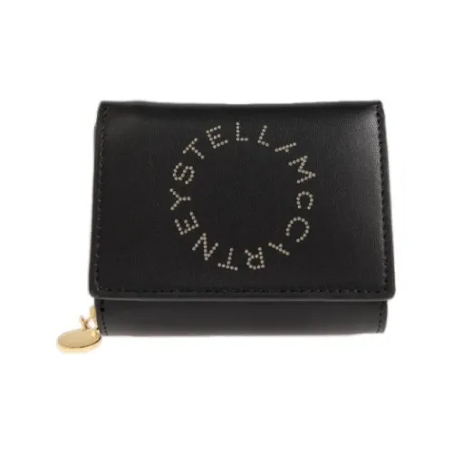 Stella McCartney Logo-Appliqué Tri-Fold Wallet
