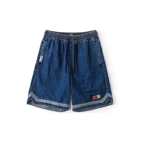 Lee Little Liu Duck Co-branded Model Denim Shorts Unisex Medium Blue