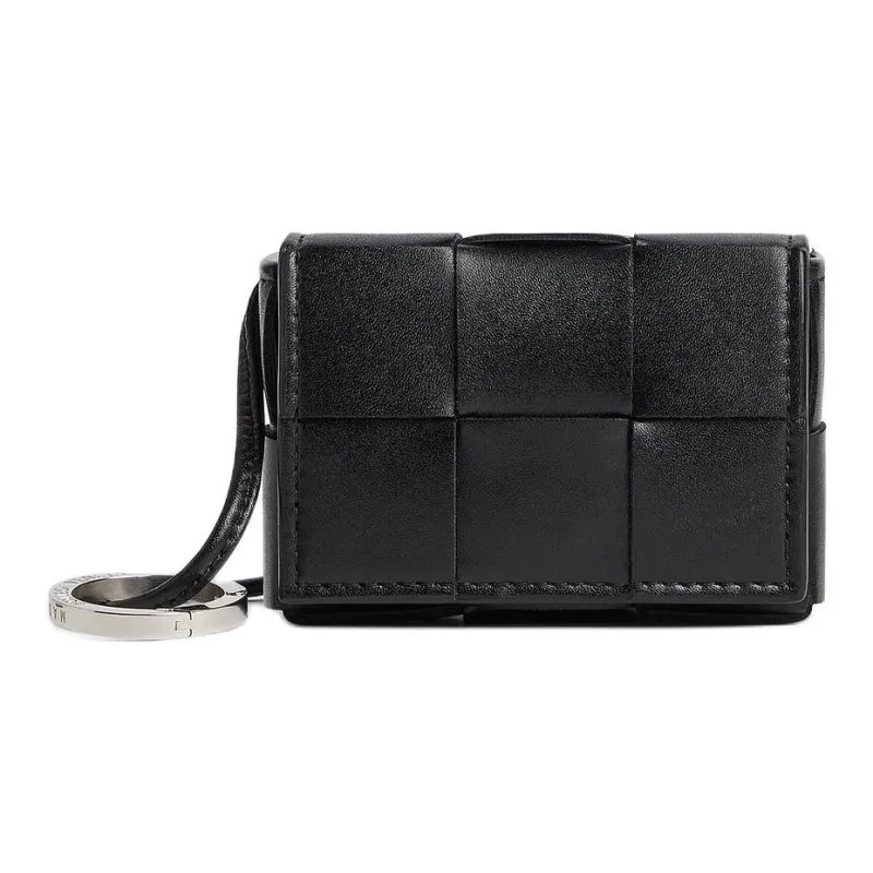 Bottega Veneta Cow Leather Earphone Case Men's Black-0