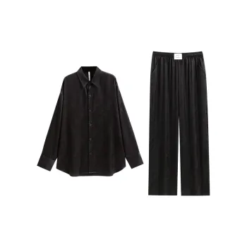 Yue Nei Pajama Set Men's Premium Black