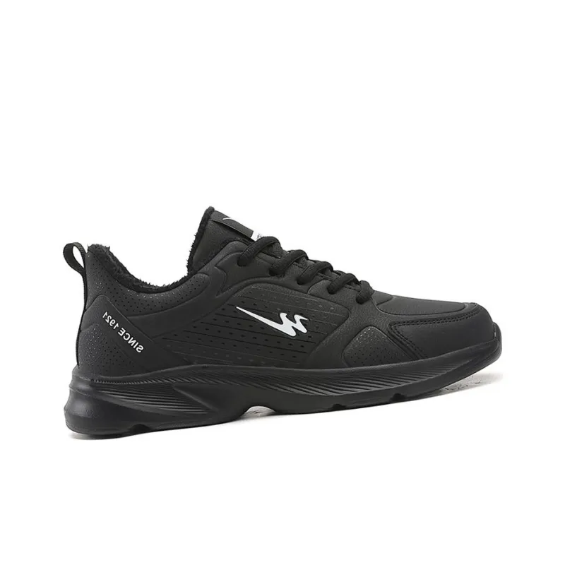 Binary Slip Resistant, Abrasion Resistant, Thermal Low Top Running Shoes Women's Black-3