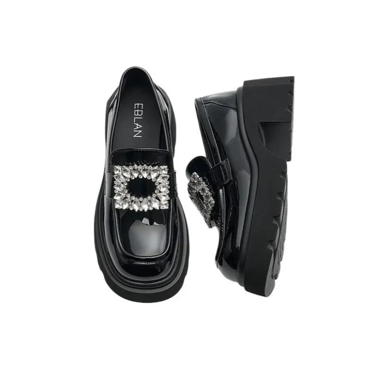 EBLAN Loafers 6.5cm Women's Black-3