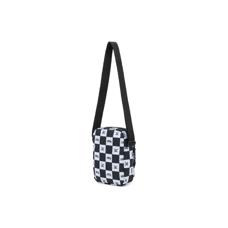 Vans Polyester Shoulder Bag Unisex Black White-4