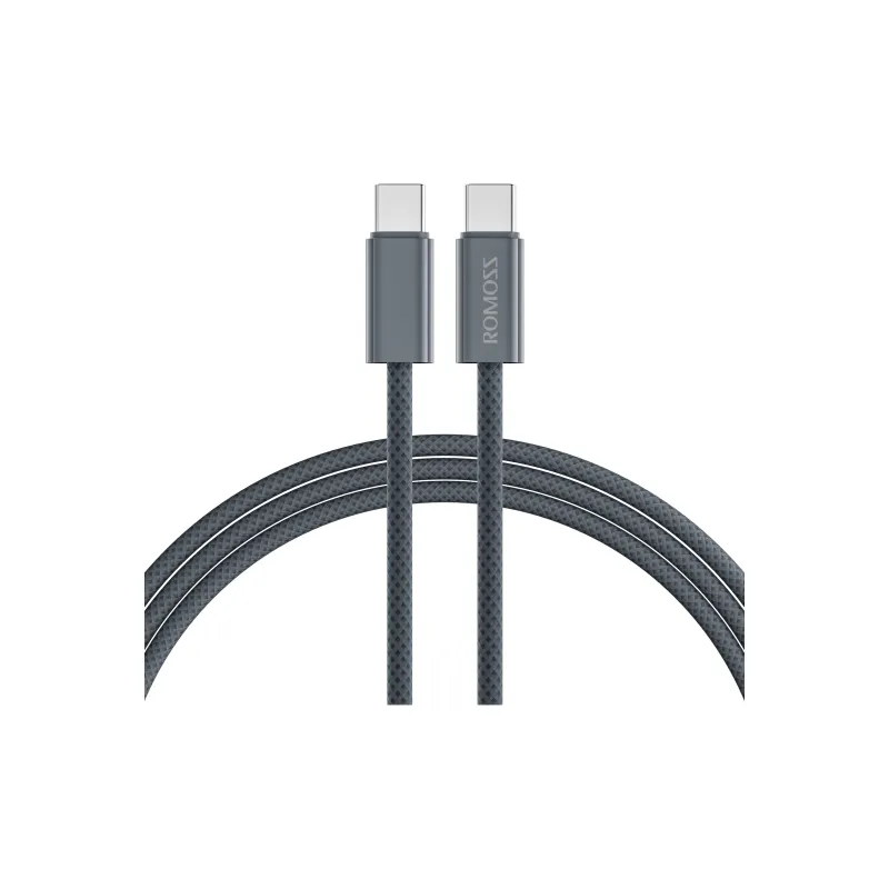 ROMOSS 1.2/2m Type c To Type c PD 60W Fast Charging Supported Apple 15 Series Fast Charging Woven Cable-20